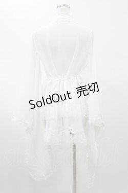 画像2: MAJOH(MR corset) / MINI FRILL YUKATA  白 H-26-02-07-1013-0-OP-AK-ZH