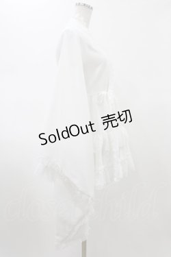 画像3: MAJOH(MR corset) / MINI FRILL YUKATA  白 H-26-02-07-1013-0-OP-AK-ZH