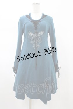 画像1: Rozen Kavalier / レース切替ニットソーワンピース  グリーン H-26-02-07-1016-OO-OP-KB-ZH