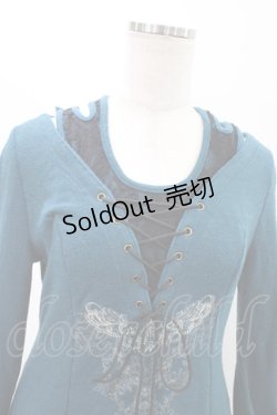 画像3: Rozen Kavalier / レース切替ニットソーワンピース  グリーン H-26-02-07-1016-OO-OP-KB-ZH