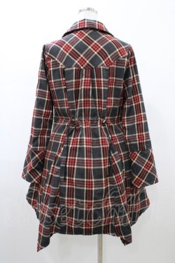 画像2: Rozen Kavalier / エンブレム刺繍チェックシャツワンピース  グレー H-26-02-07-1017-OO-OP-KB-ZH