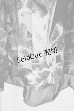 画像4: Ozz Croce / オーバー付プリントプリーツスカート  ブラック H-26-02-07-1023-OO-SK-KB-ZH