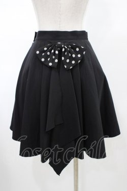 画像2: PEACE NOW / ドットフリルレイヤード風スカート  ブラック H-26-02-07-1024-PU-SK-KB-ZH