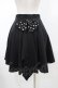 画像2: PEACE NOW / ドットフリルレイヤード風スカート  ブラック H-26-02-07-1024-PU-SK-KB-ZH (2)