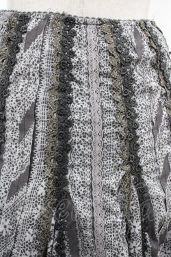 画像3: OZZ ANGELO / レースラインスカート  グレー H-26-02-07-1025-OO-SK-KB-ZH