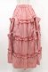 画像1: Candy Stripper / ROMANESQUE RIBBON SKIRT  レッド H-26-02-07-1026-PU-SK-KB-ZH (1)