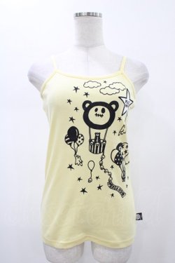 画像1: PEACE NOW / プリントキャミソール  イエロー H-26-02-07-1027-PU-TO-KB-ZH