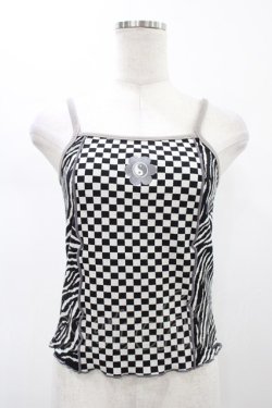 画像1: Candy Stripper / CND BABYキャミソール  ブラック H-26-02-07-1028-PU-TO-KB-ZH