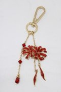 axes femme / 彼岸花バッグチャーム  レッド H-26-02-07-061-AX-ZA-NS-ZH