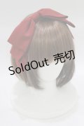 axes femme kawaii / 斜めリボンカチューシャ  ワイン H-26-02-07-076-AX-AC-NS-ZH