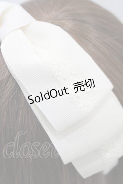 画像3: m petit by misako / AM*NIリボンカチューシャ  オフ H-26-02-07-078-LO-AC-NS-ZH