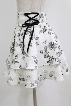 画像2: couture BY ROJITA / レーシーティアードミニスカート Free アイボリー/花柄 H-26-02-07-010-GO-SK-NS-ZH