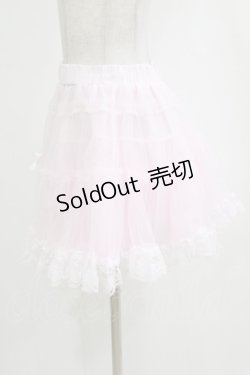 画像2: majoretty / まゆろん/リボン付きパニエ L ピンク H-26-02-07-015-GO-PA-NS-ZH