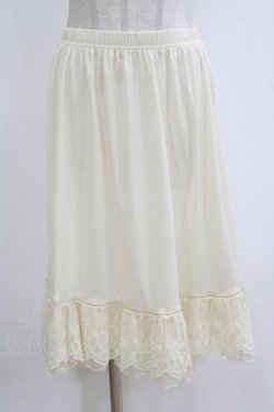 画像1: axes femme / レース重ねペチスカート M 生成り H-26-02-07-016-AX-SK-NS-ZH