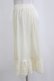画像2: axes femme / レース重ねペチスカート M 生成り H-26-02-07-016-AX-SK-NS-ZH (2)