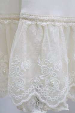 画像4: axes femme / レース重ねペチスカート M 生成り H-26-02-07-016-AX-SK-NS-ZH