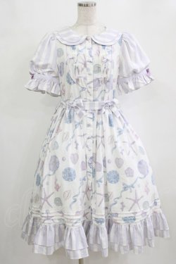 画像1: Hoshibako Works / マリンダイアリーワンピース M オフ/ラベンダー H-26-02-07-003-LO-OP-NS-ZH