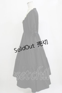 画像2: m petit by misako / TT*AMデシンヨークOP L ブラック H-26-02-07-019-LO-OP-NS-ZH