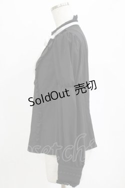 画像2: Eri Aino's Collection / シャーロットの水曜日ブラウス L ブラック H-26-02-07-022-PU-BL-NS-ZH