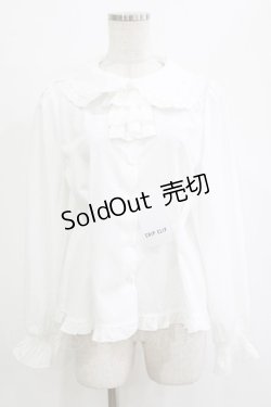 画像1: CHIP CLIP / WonderTeaParty/ブラウス＆ヘッドドレスセット L オフ H-26-02-07-023-PU-BL-NS-ZH