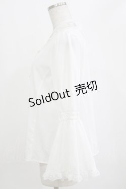 画像2: Alice Mashiro / 眞白ありす/姫袖ブラウス M オフ H-26-02-07-025-PU-BL-NS-ZH