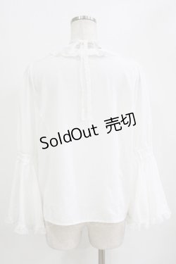 画像3: Alice Mashiro / 眞白ありす/姫袖ブラウス M オフ H-26-02-07-025-PU-BL-NS-ZH