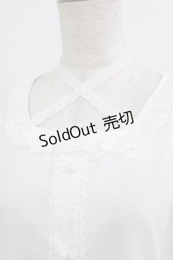 画像4: Alice Mashiro / 眞白ありす/姫袖ブラウス M オフ H-26-02-07-025-PU-BL-NS-ZH