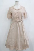 an another angelus / レトロ変型開衿ワンピース Free L/BEIGE H-26-02-08-024-CA-OP-NS-ZH