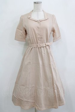 画像1: an another angelus / レトロ変型開衿ワンピース Free L/BEIGE H-26-02-08-024-CA-OP-NS-ZH