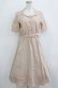 画像1: an another angelus / レトロ変型開衿ワンピース Free L/BEIGE H-26-02-08-024-CA-OP-NS-ZH (1)
