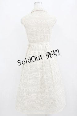 画像3: an another angelus / ボーダーレースノースリーブワンピース Free IVORY H-26-02-08-025-CA-OP-NS-ZH