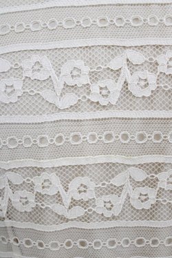 画像4: an another angelus / ボーダーレースノースリーブワンピース Free IVORY H-26-02-08-025-CA-OP-NS-ZH