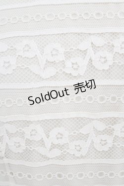 画像4: an another angelus / ボーダーレースノースリーブワンピース Free IVORY H-26-02-08-025-CA-OP-NS-ZH