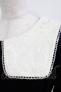 画像4: an another angelus / ジャガードカラーベロアワンピース Free NAVY H-26-02-08-032-CA-OP-NS-ZH