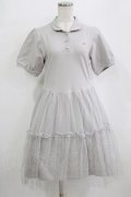 Fi.n.t / チュールドッキングポロワンピース Free L/GRAY H-26-02-08-035-CA-OP-NS-ZH