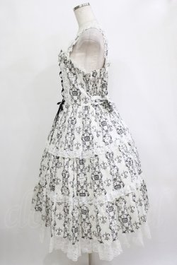 画像2: metamorphose / 【プラスサイズ】クラウンクロスティアードジャンパースカート プラスサイズ オフ白系 H-26-02-08-004-ME-OP-NS-ZH