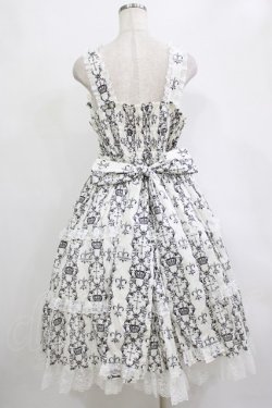 画像3: metamorphose / 【プラスサイズ】クラウンクロスティアードジャンパースカート プラスサイズ オフ白系 H-26-02-08-004-ME-OP-NS-ZH