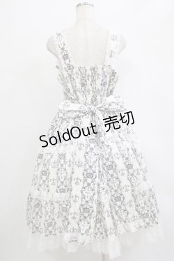 画像3: metamorphose / 【プラスサイズ】クラウンクロスティアードジャンパースカート プラスサイズ オフ白系 H-26-02-08-004-ME-OP-NS-ZH