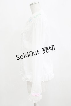 画像2: Angelic Pretty / Sugar Heartsブラウス Free オフ H-26-02-08-046-AP-BL-NS-ZH