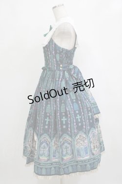 画像2: metamorphose / 薔薇の聖堂 シスター風ミディアムジャンパースカート サイズ1 ホーリーグリーン H-26-02-08-005-ME-OP-NS-ZH