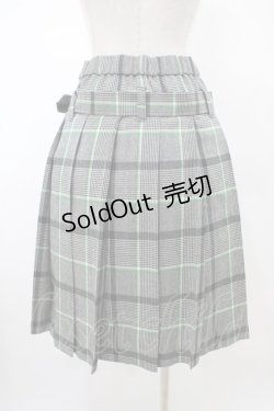 画像2: Jane Marple / ブリティッシュチェックプリーツスカート  monotone H-26-02-08-1035-JM-SK-KB-ZH