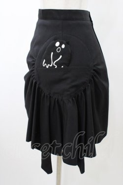 画像3: PEACE NOW / エビィちゃんブローチ付スカート  ブラック H-26-02-08-1038-PU-SK-KB-ZH