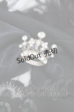 画像5: Triple fortune / ローズリボンボンネット  黒×白 H-26-02-08-1003-EL-AC-AK-ZH