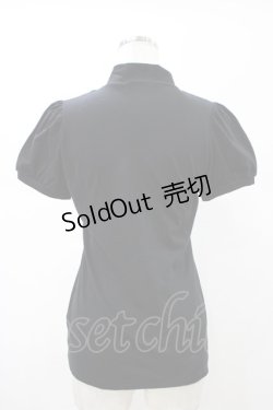 画像2: PEACE NOW / チョーカー風プリントカットソー  ブラック H-26-02-08-1047-PU-TO-KB-ZH