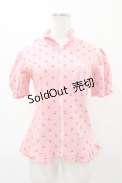 画像1: PUTUMAYO / チェリードットパフパーカー  ピンク H-26-02-08-1054-PT-TO-KB-ZH