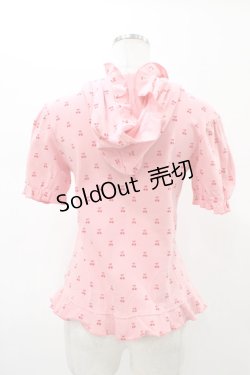 画像2: PUTUMAYO / チェリードットパフパーカー  ピンク H-26-02-08-1054-PT-TO-KB-ZH