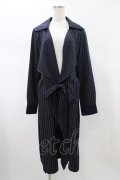 Rozen Kavalier / バックプリーツストライプジャケット  ネイビー H-26-02-08-1055-OO-JA-KB-ZH