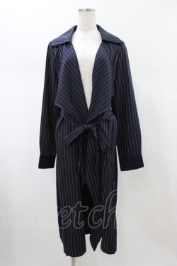 画像1: Rozen Kavalier / バックプリーツストライプジャケット  ネイビー H-26-02-08-1055-OO-JA-KB-ZH