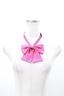 画像1: PEACE NOW / リボンタイ  ピンク/ドット H-26-02-08-1009-PU-ZA-KB-ZH