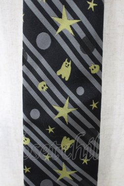 画像2: PEACE NOW / ネクタイ  ブラック/エビィちゃんジャガードレジメンタル H-26-02-08-1012-PU-ZA-KB-ZH